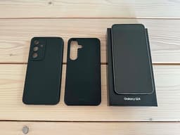 Samsung Galaxy S24 128GB Svart – Kvitto, 96 % batteri + 2 skal