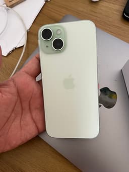 Apple iPhone 15 mobil 128 GB grön