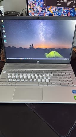 HP laptop 15 tum silver