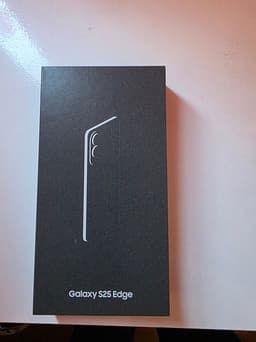Samsung S25 edge oöppnad