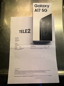 Samsung Galaxy A-serien mobil 128 GB svart