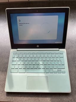 HP Chromebook 11 g8 laptop mintgrön