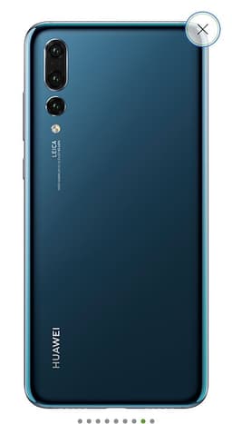 Huawei p20 pro, blå