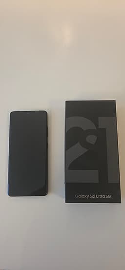 Samsung Galaxy S21 Ultra 5G 128GB – Olåst – Med originalkartong