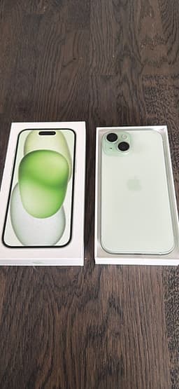 Apple iPhone 15 mobil 128 GB grön
