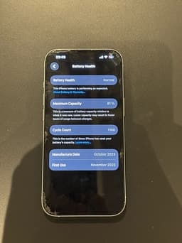 Apple iPhone 15 128 GB vit smartphone