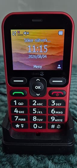 Doro Leva L11 seniortelefon röd