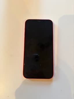Apple iPhone 12 mobiltelefon röd