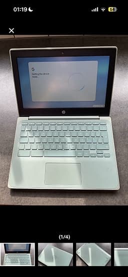 HP Chromebook bärbar dator mintgrön