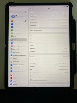 Apple iPad Pro 12.9” surfplatta 5e Generation