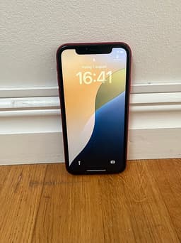 Apple iPhone XR mobil 128 GB röd - Nytt batteri, ny skärm, nytt glasskydd