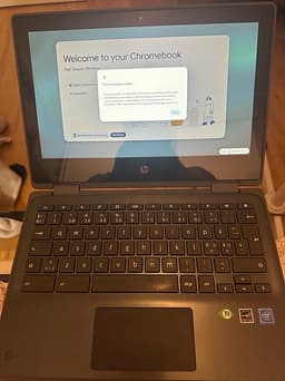 HP Chromebook 11" bärbar dator svart