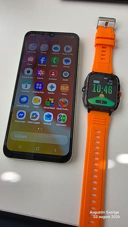 Samsung Galaxy A 14 +smartwatch +laddare