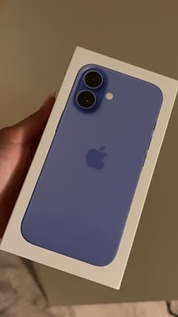 Apple iPhone 16 128 GB blå