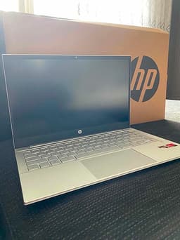 HP laptop 14 tum silver AMD Ryzen 5