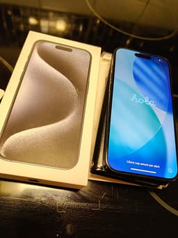 Iphone 15 pro BLUE TITANIUM i MYCKET FINT skick