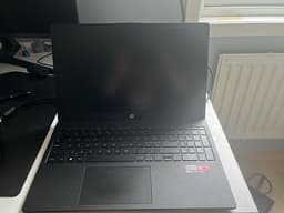 HP laptop 15 tum svart