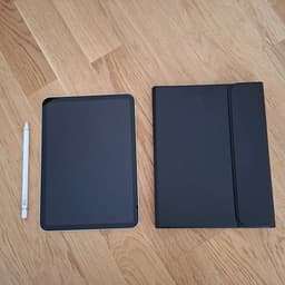 Apple iPad Air surfplatta 128 GB silver med fodral och penna, HELT NY