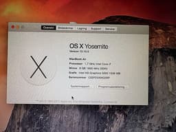 Apple MacBook Air 13 tum silver laptop