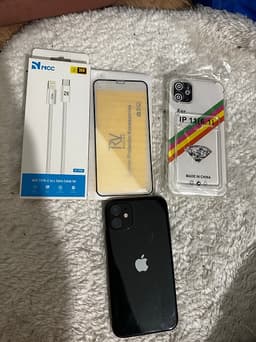 iPhone 11 IOS 17.4.1 batteri 100% med nya tillbehör