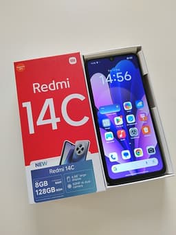Xiaomi Redmi 14C 128GB | Nyskick utan repor + Härdat glas & 7 Skal!