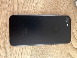 Apple iPhone 7 128 GB svart + Skal + laddningskabel
