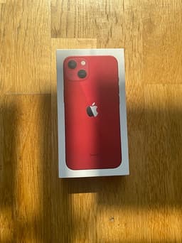 iPhone 13 128 GB röd