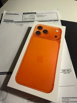 📱 iPhone 17 Pro Max 256GB – Fabriksförseglad + Kvitto ingår + IMEI-verifierad