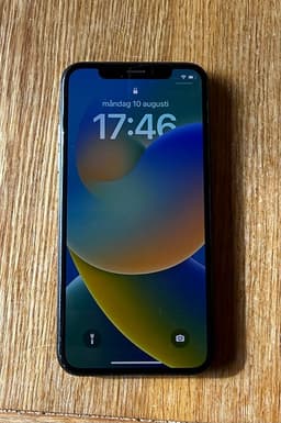 Apple iPhone X 256 GB svart – repfri och fint skick