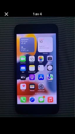 Apple iPhone 7 Plus mobil 128 GB svart