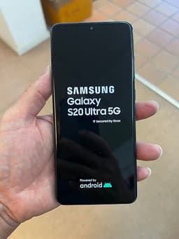 Samsung Galaxy S20 Ultra 5G mobil 128 GB svart