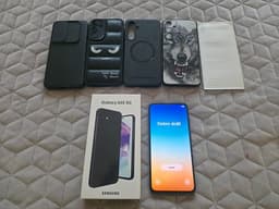 Samsung Galaxy A55 5G mobil 128 GB blå