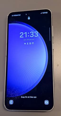 Samsung Galaxy S23 FE /128 GB /Lila – fullt fungerande