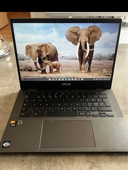 Asus Chromebook laptop 14" svart