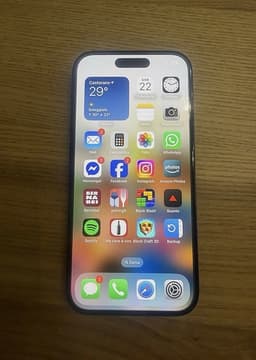 Apple iPhone 15 mobil 128 GB svart