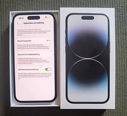 Apple iPhone 14 Pro 128 GB svart