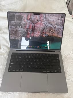 Apple MacBook Pro 14" space gray laptop