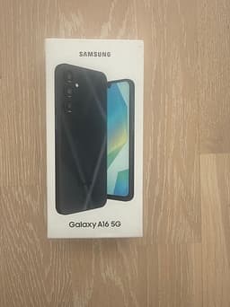 Helt ny galaxy a16 i kartong