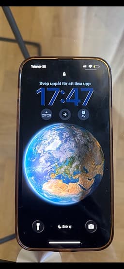 iPhone 13 Pro Max 128 GB – fint skick fram, sprucken baksida