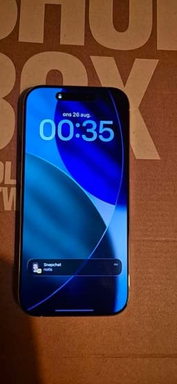 Apple iPhone 16 Pro  256 GB vit, 92 % batterihälsa