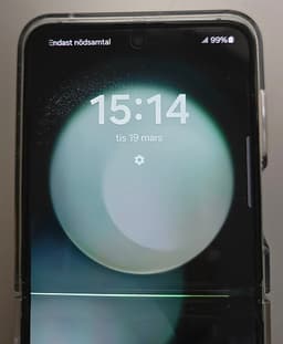 Samsung Galaxy Flip 5,Olåst,Vikbar skärm,Ljusgrön,256GB,10&12MP kamera nytt pris