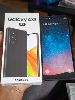 Samsung Galaxy A-serie mobil 128 GB svart
