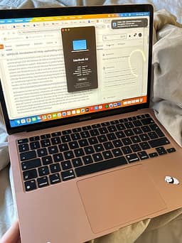 Apple MacBook Air 2020 13,3" M1 8GB roséguld.