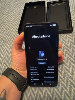 Samsung Galaxy S23 mobil 128 GB Phantom Black