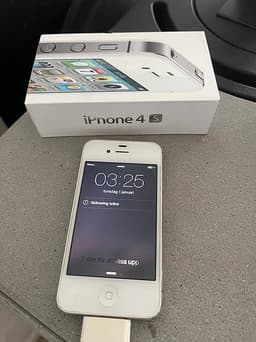 Apple iPhone 4S mobiltelefon vit