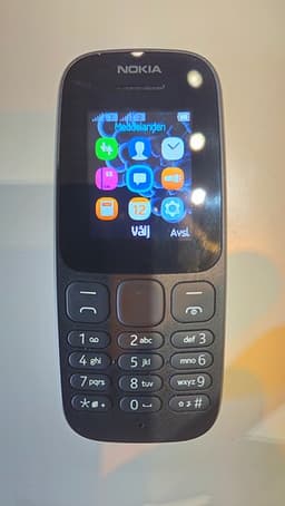 Mobiltelefon Nokia 105 Dual Sim med FM-radio - För er som inte vill bli spårade