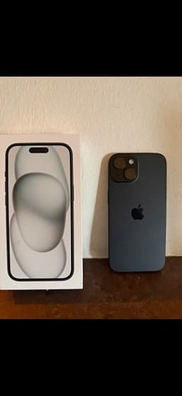 Apple iPhone 15 mobil 128 GB svart