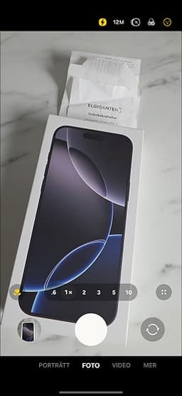 Apple iPhone 16 Pro Max 256 GB svart