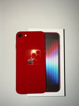 Apple iPhone SE 3 gen röd