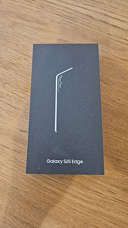 Samsung S25 Edge 256 GB Titanium Jetblack